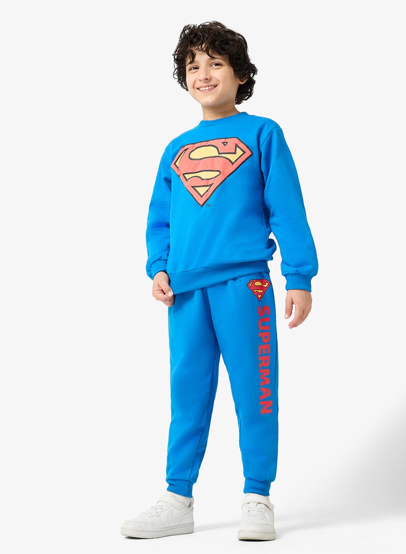 SUPERMAN Kids Superman Sweatshirt And Sweatpants - Image 1